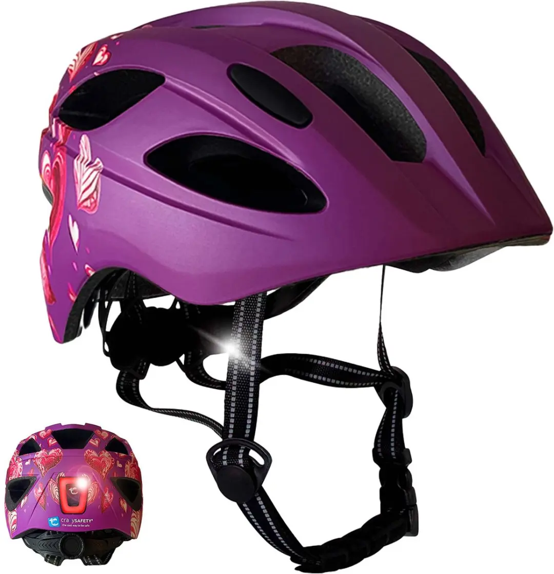 Crazy Safety Cool Heart Kinderhelm M