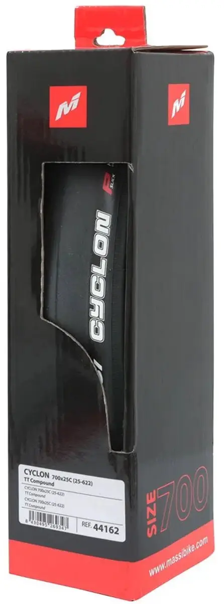 MASSI Cyclon 700x25 Racefietsband - Zwart - afbeelding 3 van 4