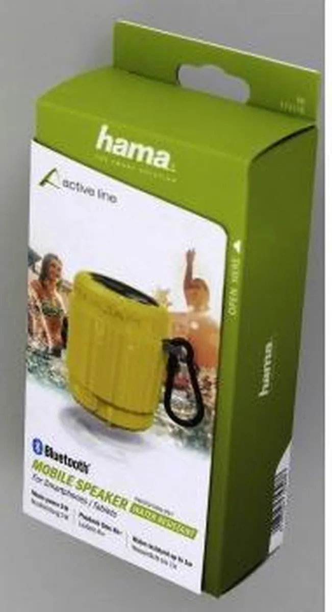 Hama Aqua Jam Bluetooth Luidspreker - Geel