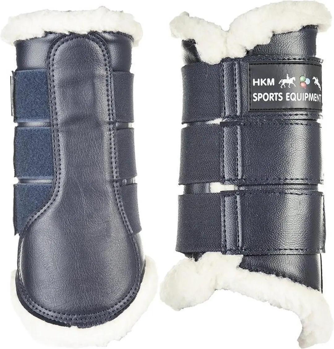 Beenbeschermers -Comfort- donkerblauw XL