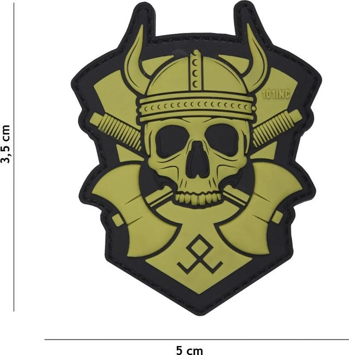 101 Inc Embleem 3D Viking met Bijl
