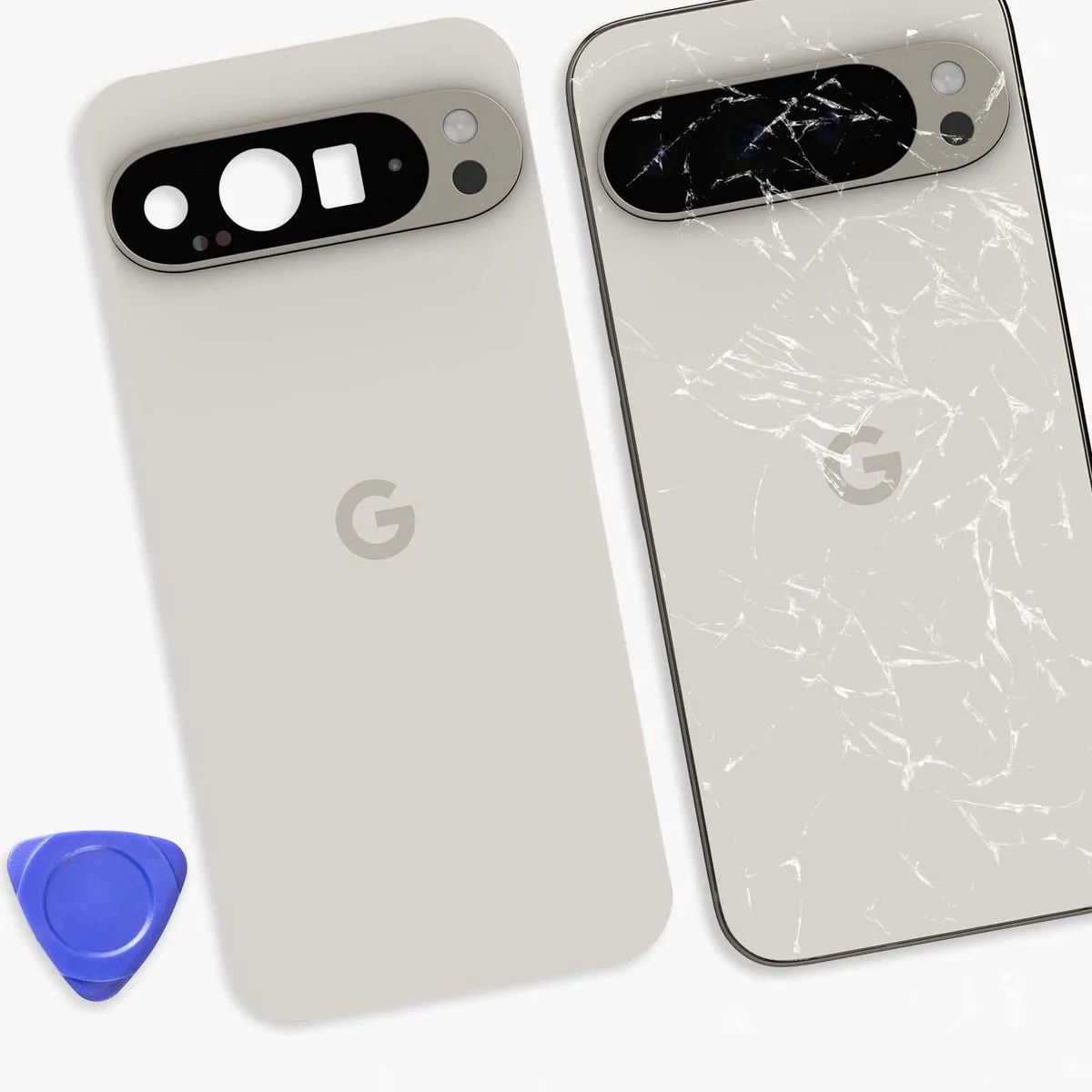 Google Pixel 9 Pro XL Achterruit - Wit