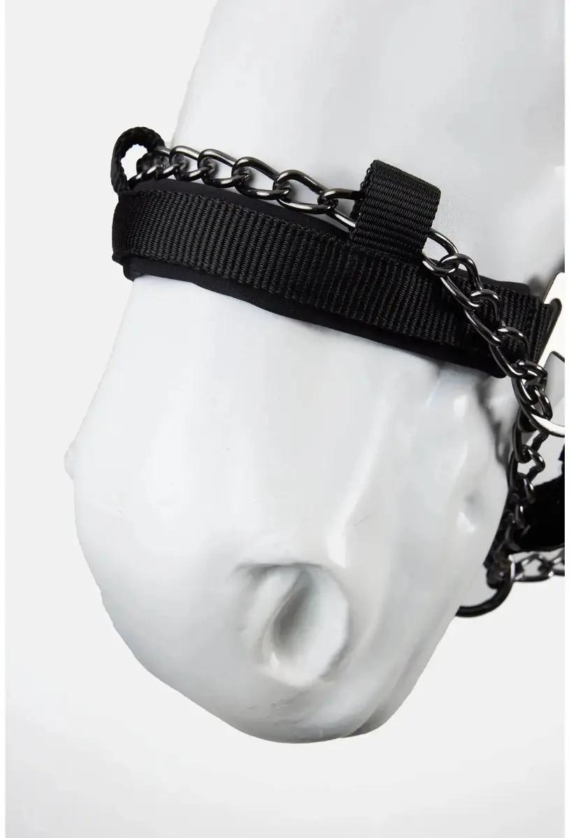 Horze Nylon halster Control Pony - Zwart - afbeelding 4 van 6
