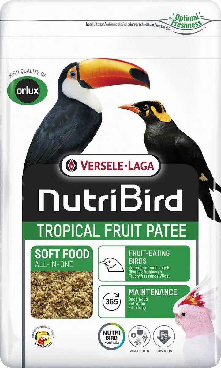 Versele-Laga Nutribird Tropical Fruit Patee 1kg