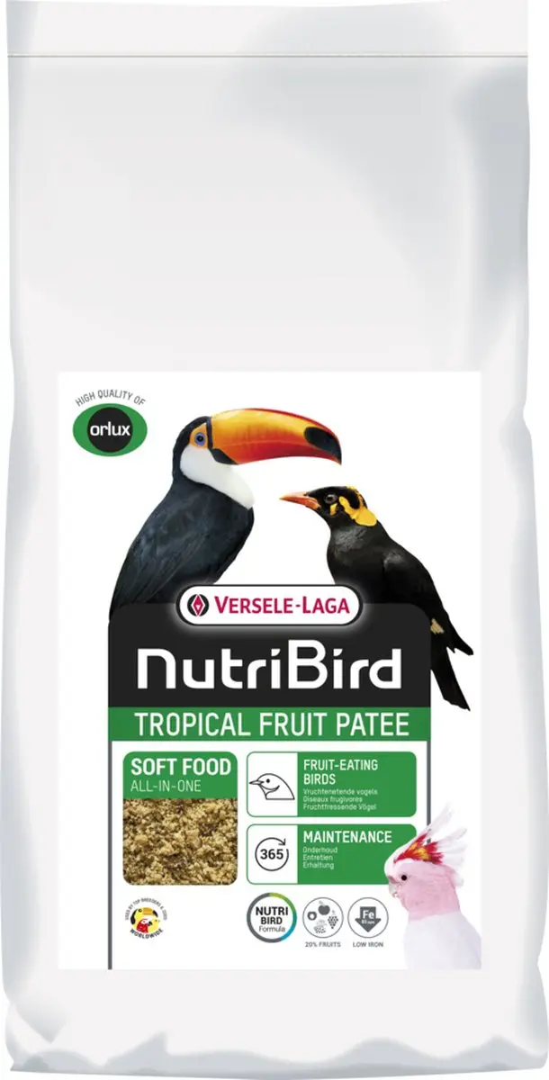Versele-Laga Nutribird Tropical Fruit Patee 1kg - afbeelding 6 van 6