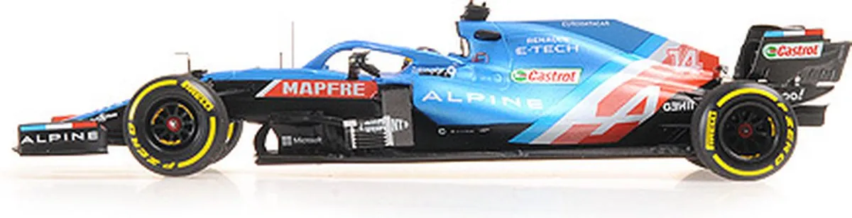 Alpine F1 Team A521 #14 Bahrain GP 2021 - Minichamps 1:43 - Multicolor