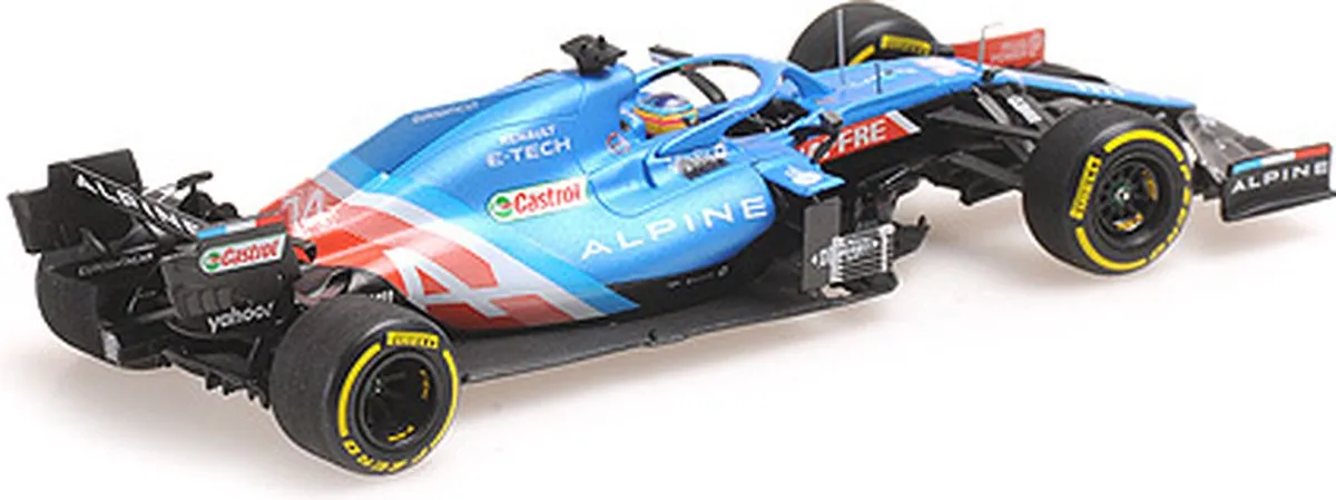 Alpine F1 Team A521 #14 Bahrain GP 2021 - Minichamps 1:43 - Multicolor