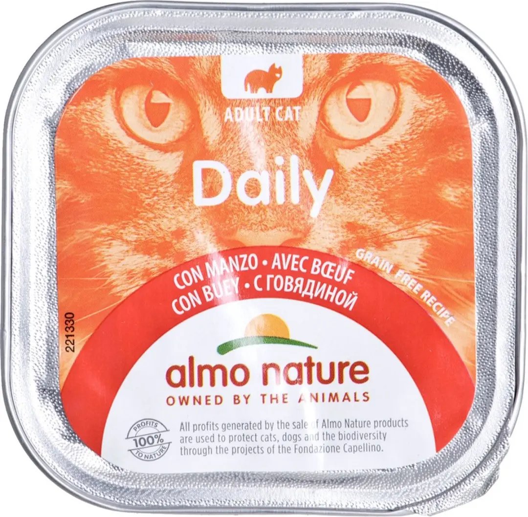 Almo Nature Daily kattenvoer rund 100g