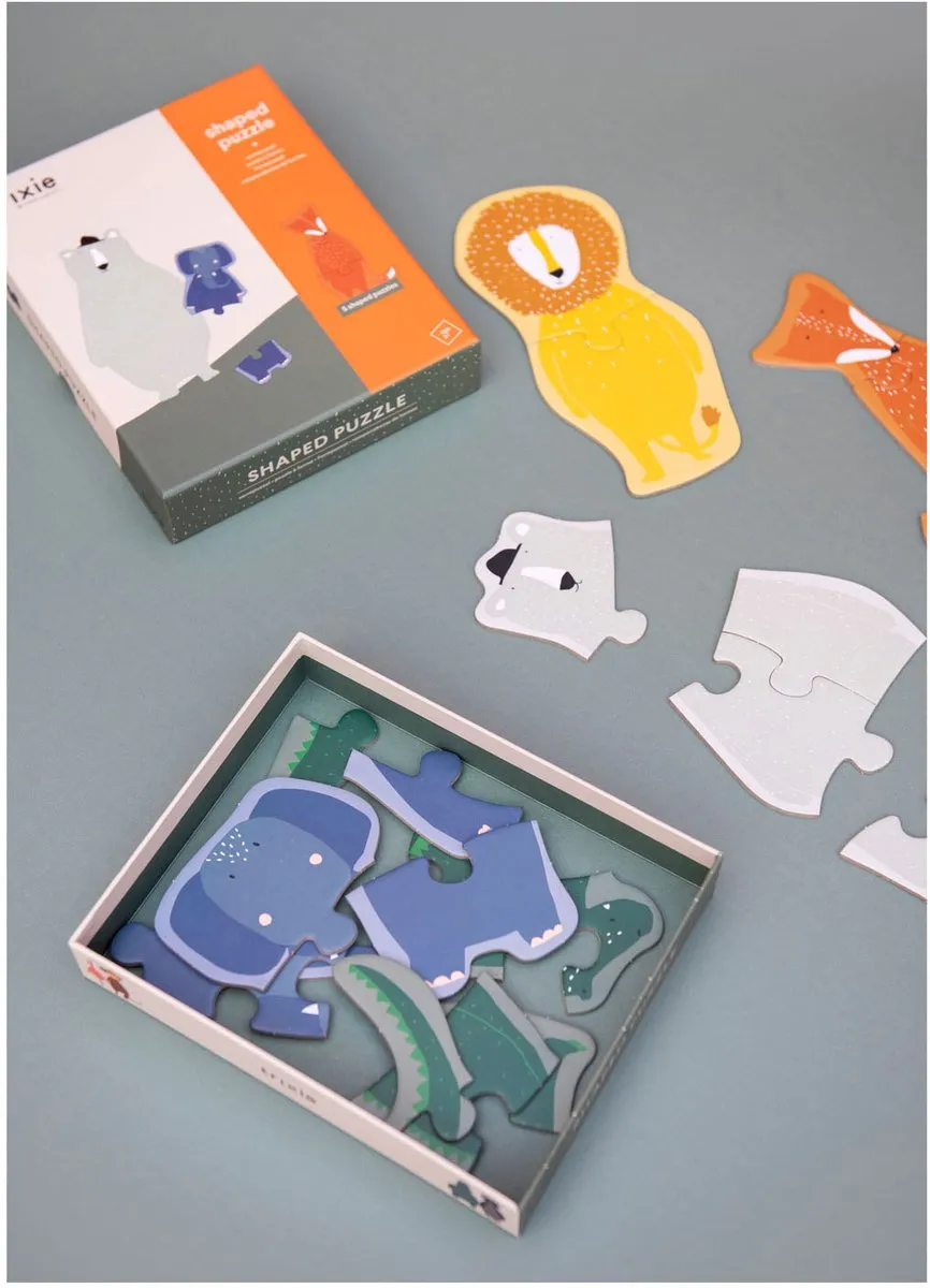 Trixie Vormpuzzel Dierenvrienden 20 Stuks - Multi