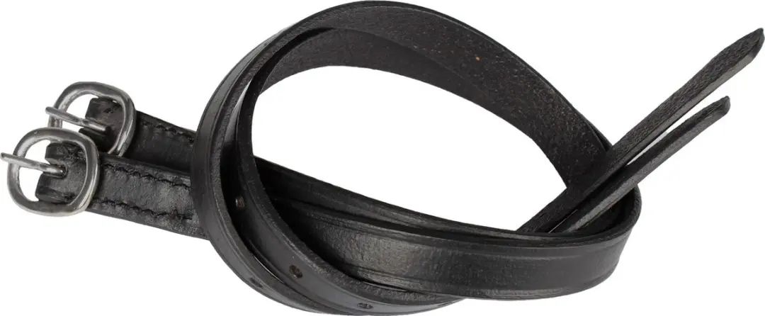 spoorriemen leer 45 cm bruin 2 stuks