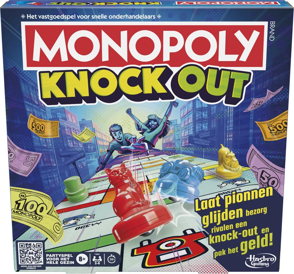 Monopoly Knockout Bordspel Nederlandse Editie - 2-8 Spelers