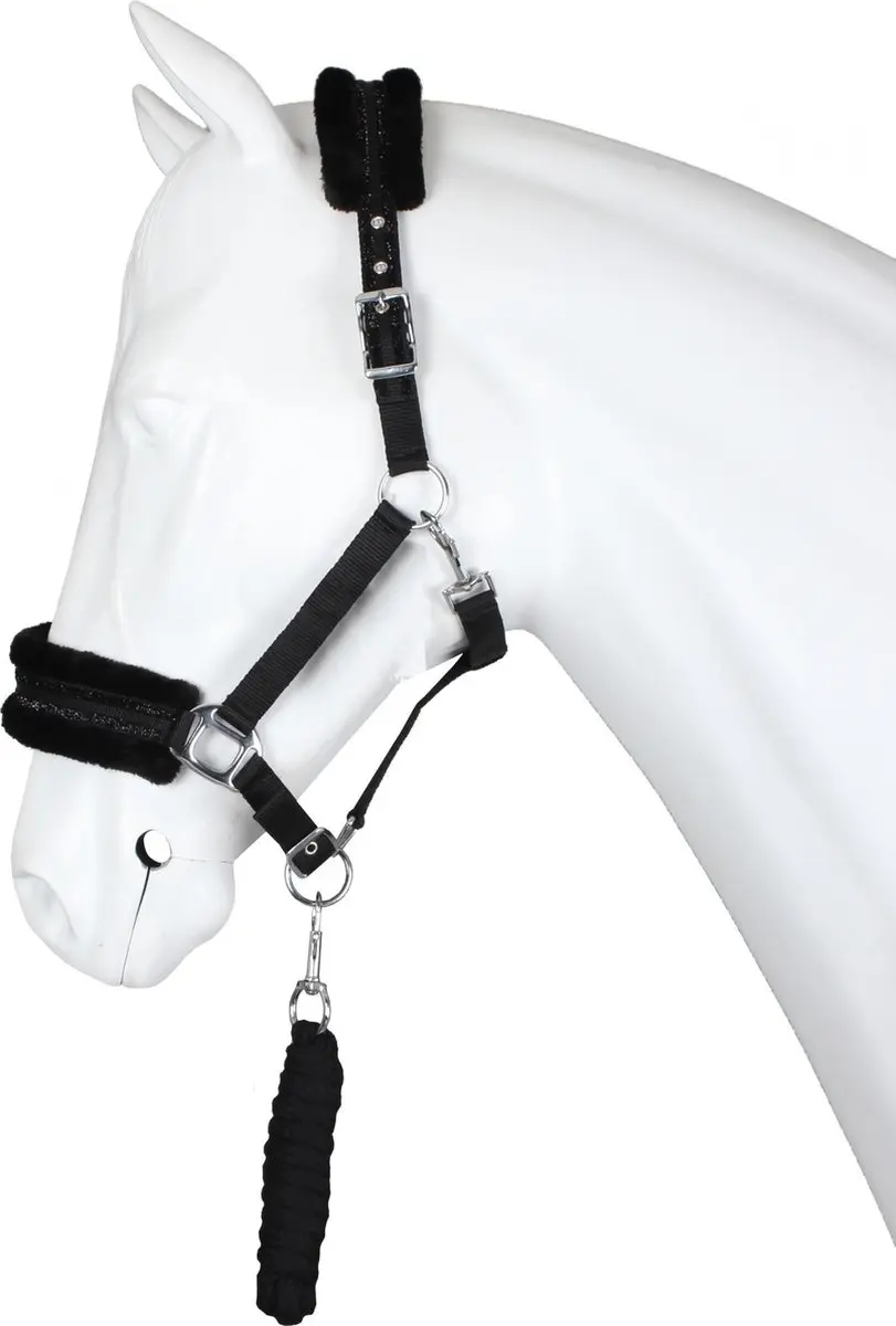 Horka Halsterset Angel Zwart Maat Cob