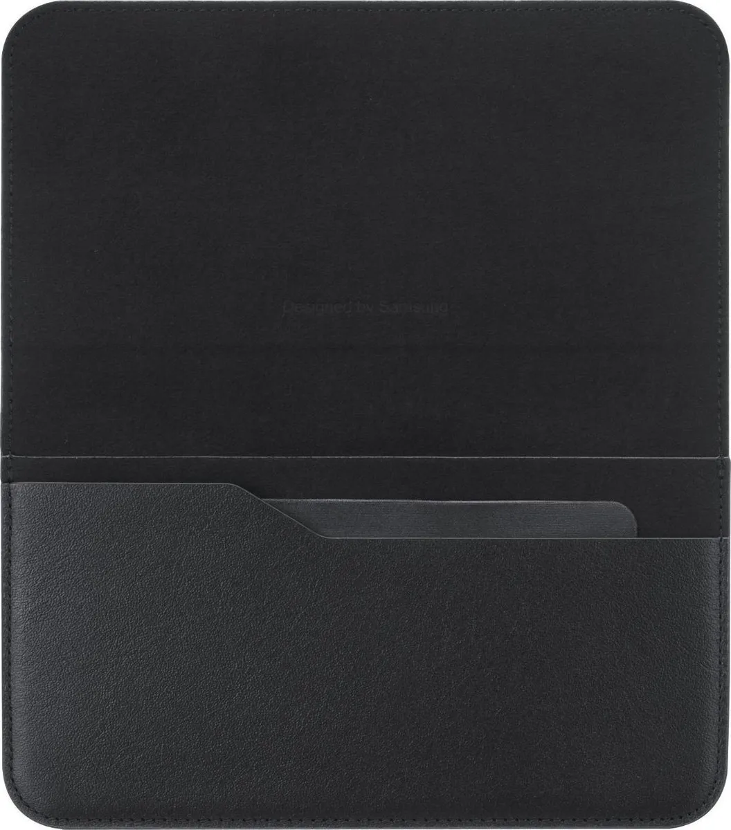 Samsung Galaxy S II Lederen Hoes - Zwart EF-C1A2LBECSTD