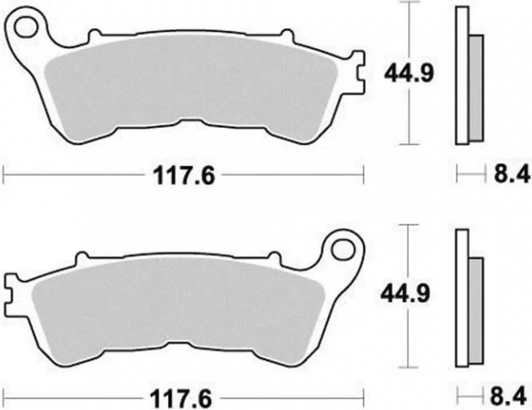 ferodo remblokjes voor motor honda 700 nc xa met abs 2012 tot 2013 av nieuw