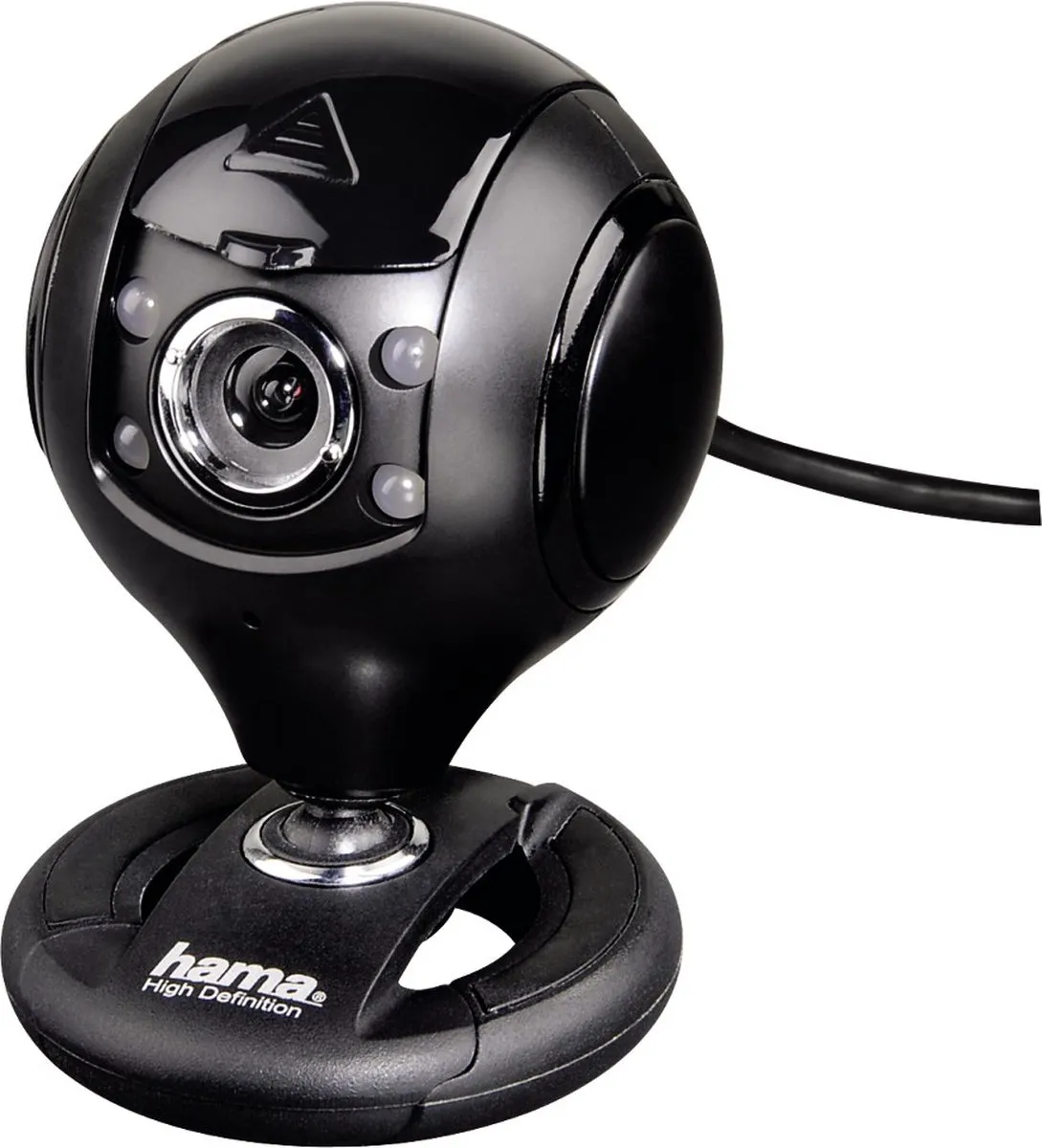 Hama HD Webcam Spy Protect - Zwart