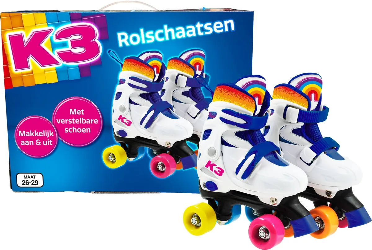 K3 Rolschaatsen Verstelbaar 26-29