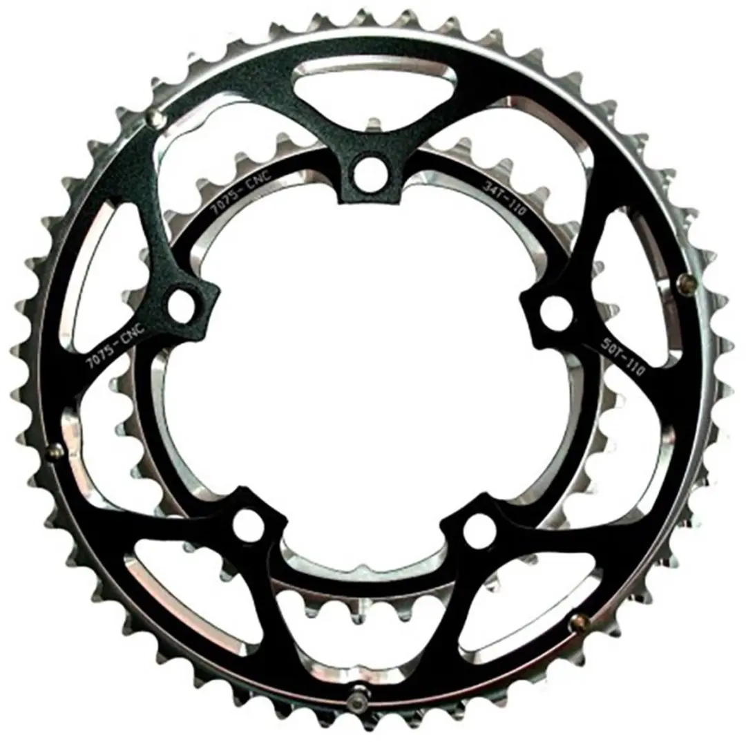 Sunrace Rx0 Int Cnc 5b 110 Bcd Kettingblad Zilver 34t
