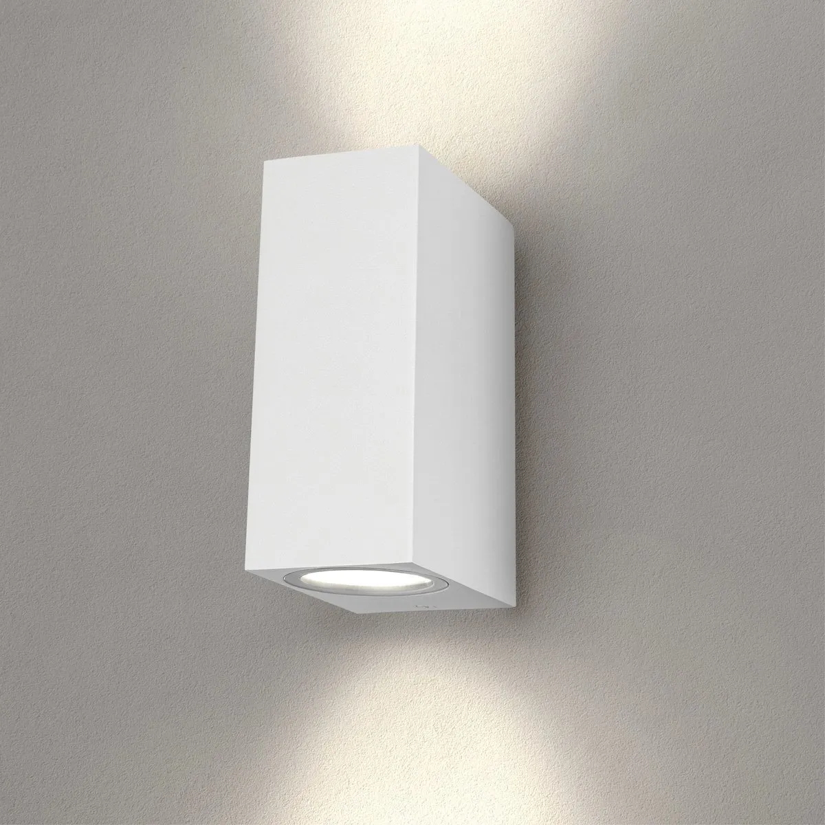 LEDVION Cube & Wit Wandlamp GU10 3.5W IP54