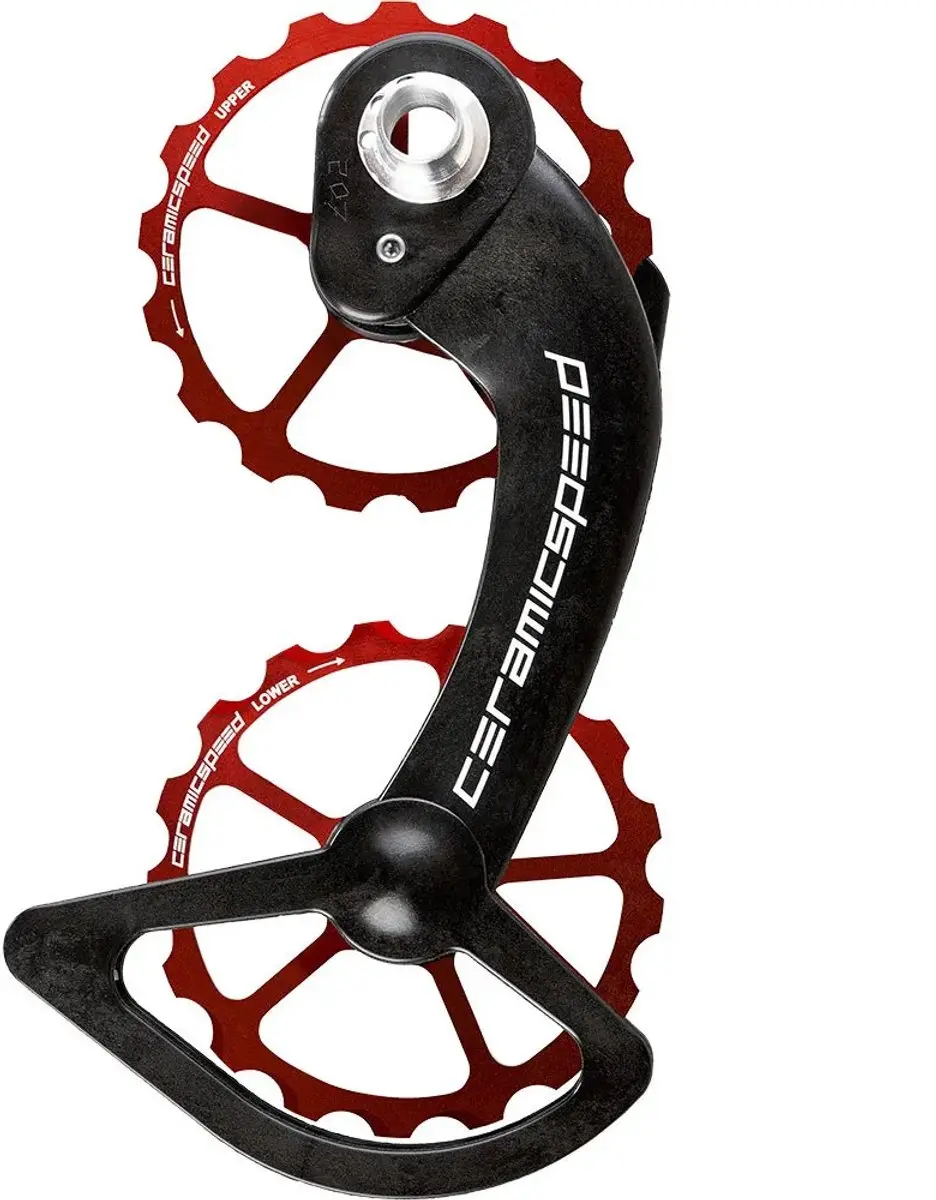 CeramicSpeed Oversized Pulley Wheel System Shimano 10+11S Rood - afbeelding 3 van 3