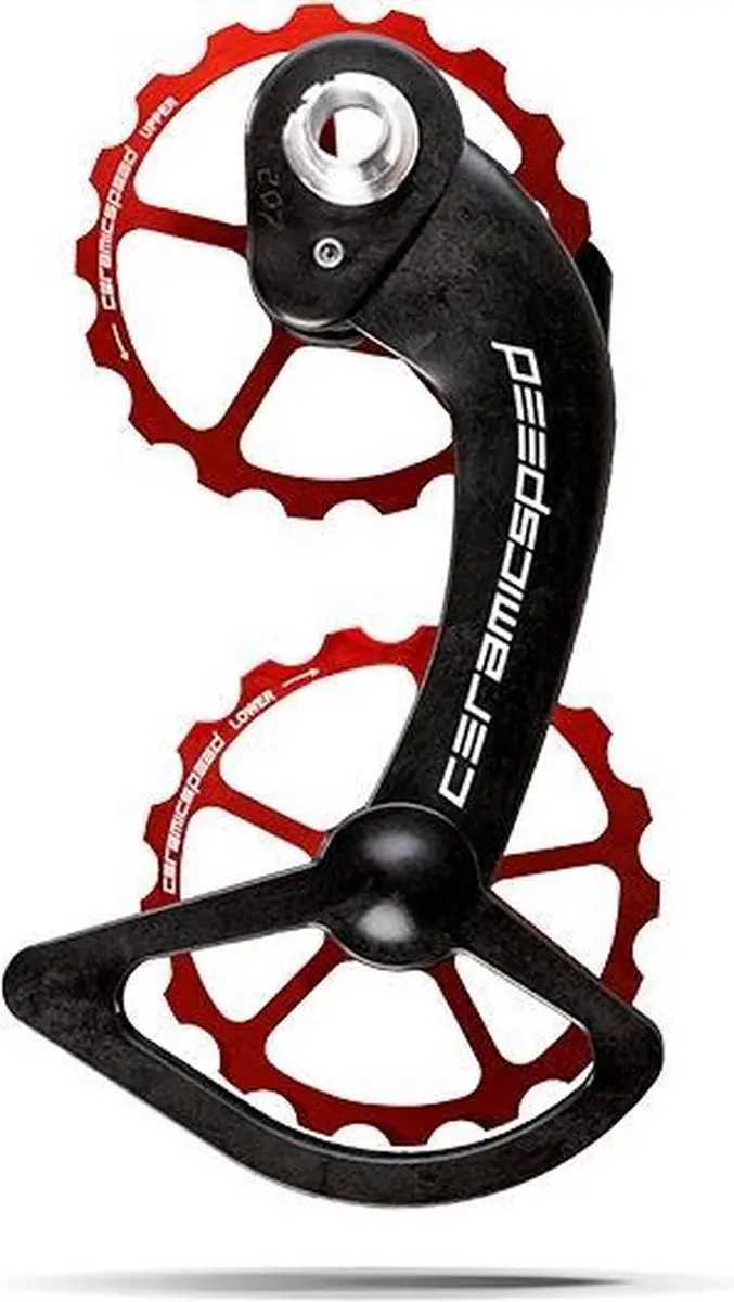 CeramicSpeed Oversized Pulley Wheel System Shimano 10+11S Rood