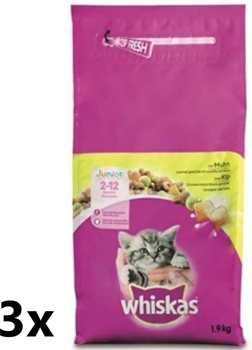 Whiskas Junior Kip Droogvoer