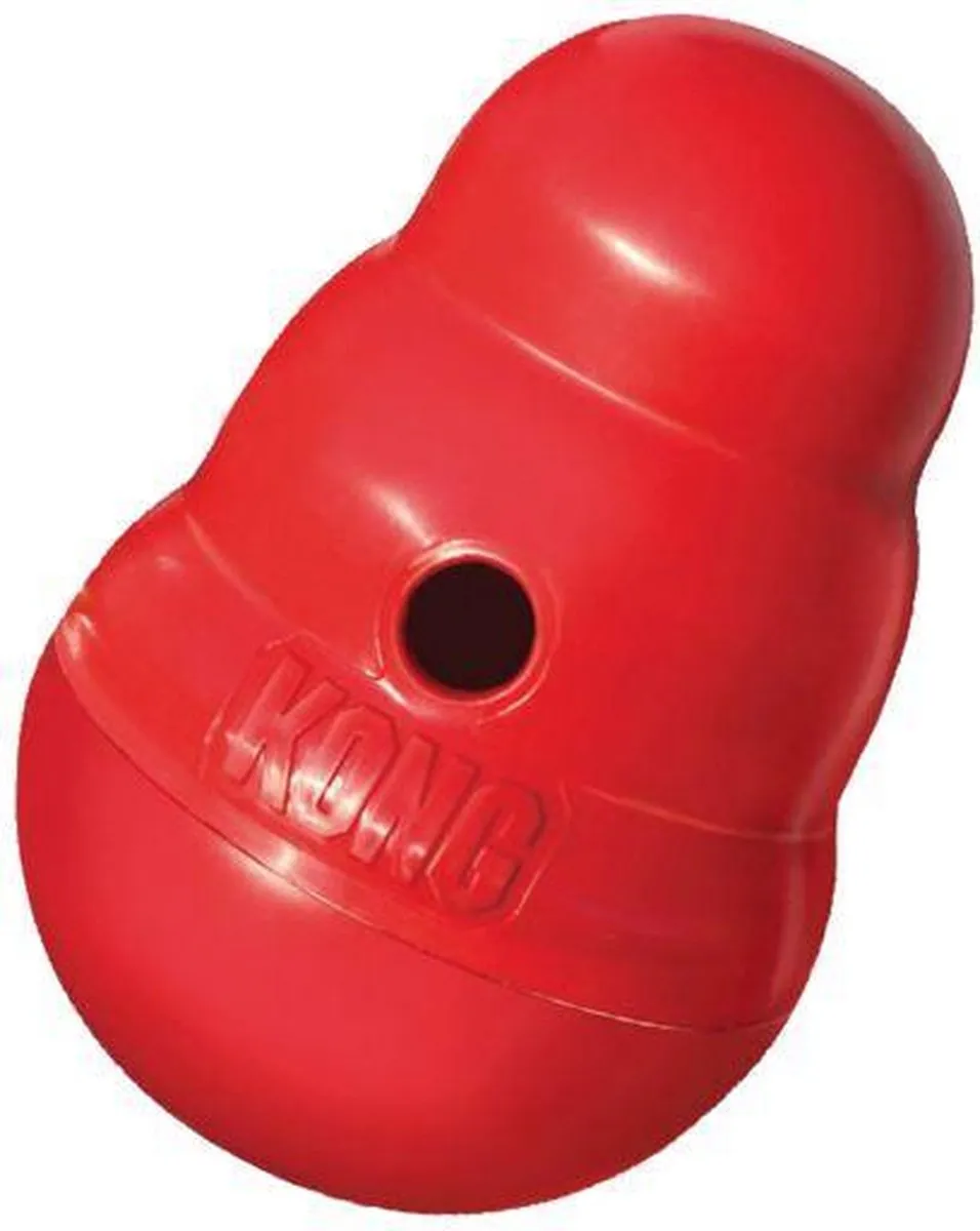 KONG Snack Dispenser Wobbler L - 19cm - Rood