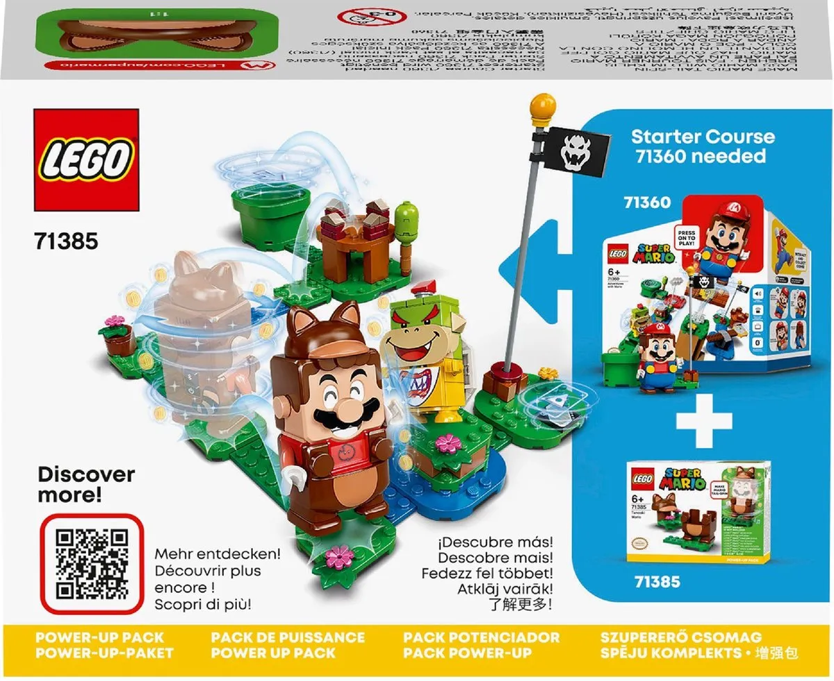 LEGO Super Mario Tanuki Mario Power-Up Pakket 71385 - 564 Stukken