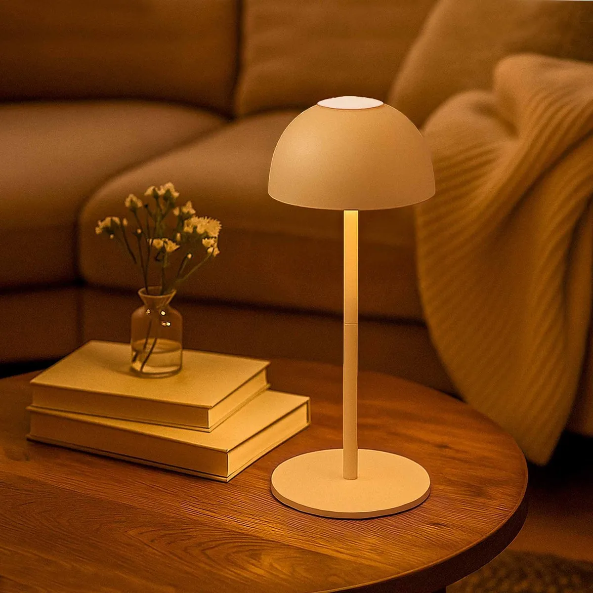 Ledvion Vita Oplaadbare Tafellamp - Beige - 2.5W - IP54