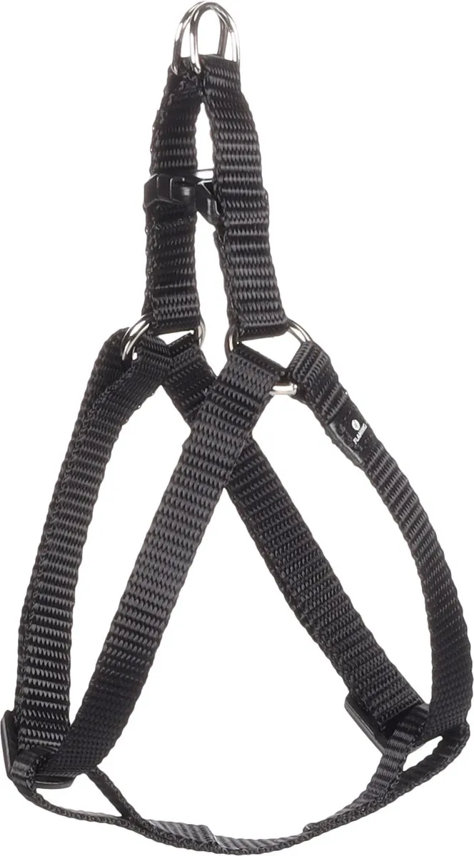 Flamingo Ziggi Step&go Hondenharnas - Zwart L 60-90cm