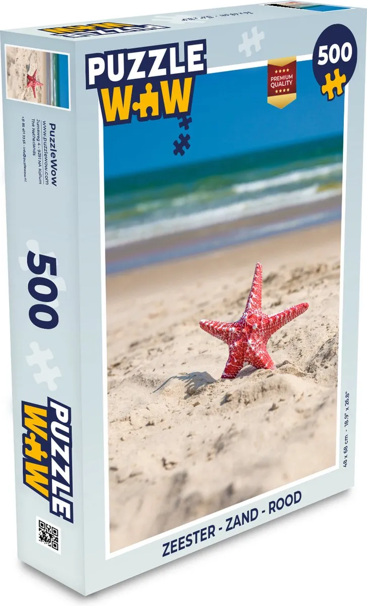 PuzzleWow Zeester Legpuzzel 500 Stuks
