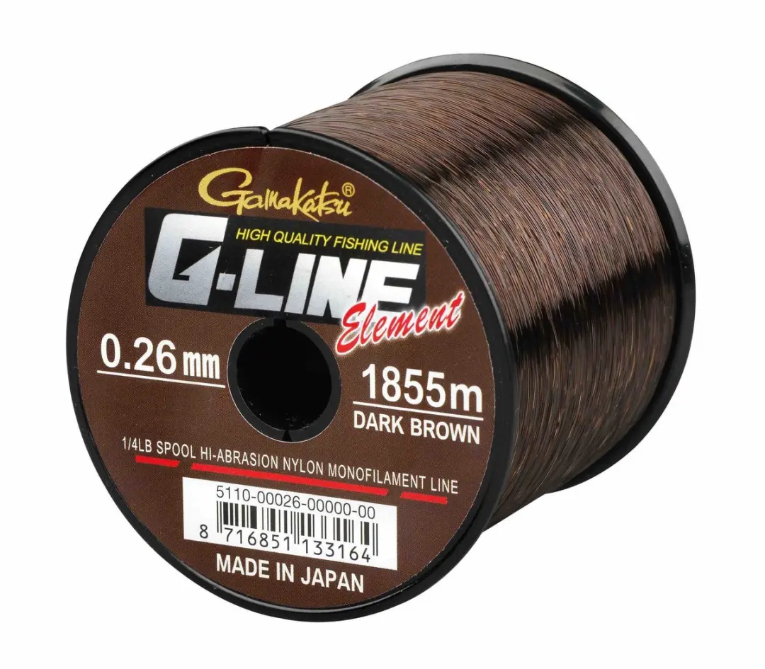 Gamakatsu G-line Element Monofilament 1325 M Bruin 0.300 mm