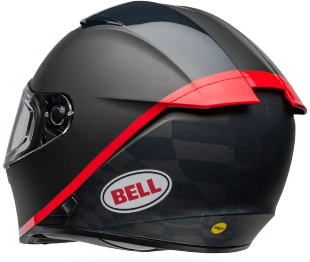 Bell Lithium MIPS Hartluck Integraalhelm - XXL Zwart/Blauw/Rood - afbeelding 4 van 6
