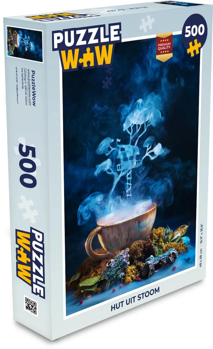 PuzzleWow Legpuzzel 500 Stuks - Multicolor