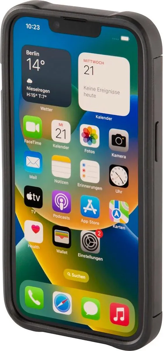 Hama Metallic Frame Cover iPhone 14 Pro Max - 00215556 - Zwart - afbeelding 6 van 6