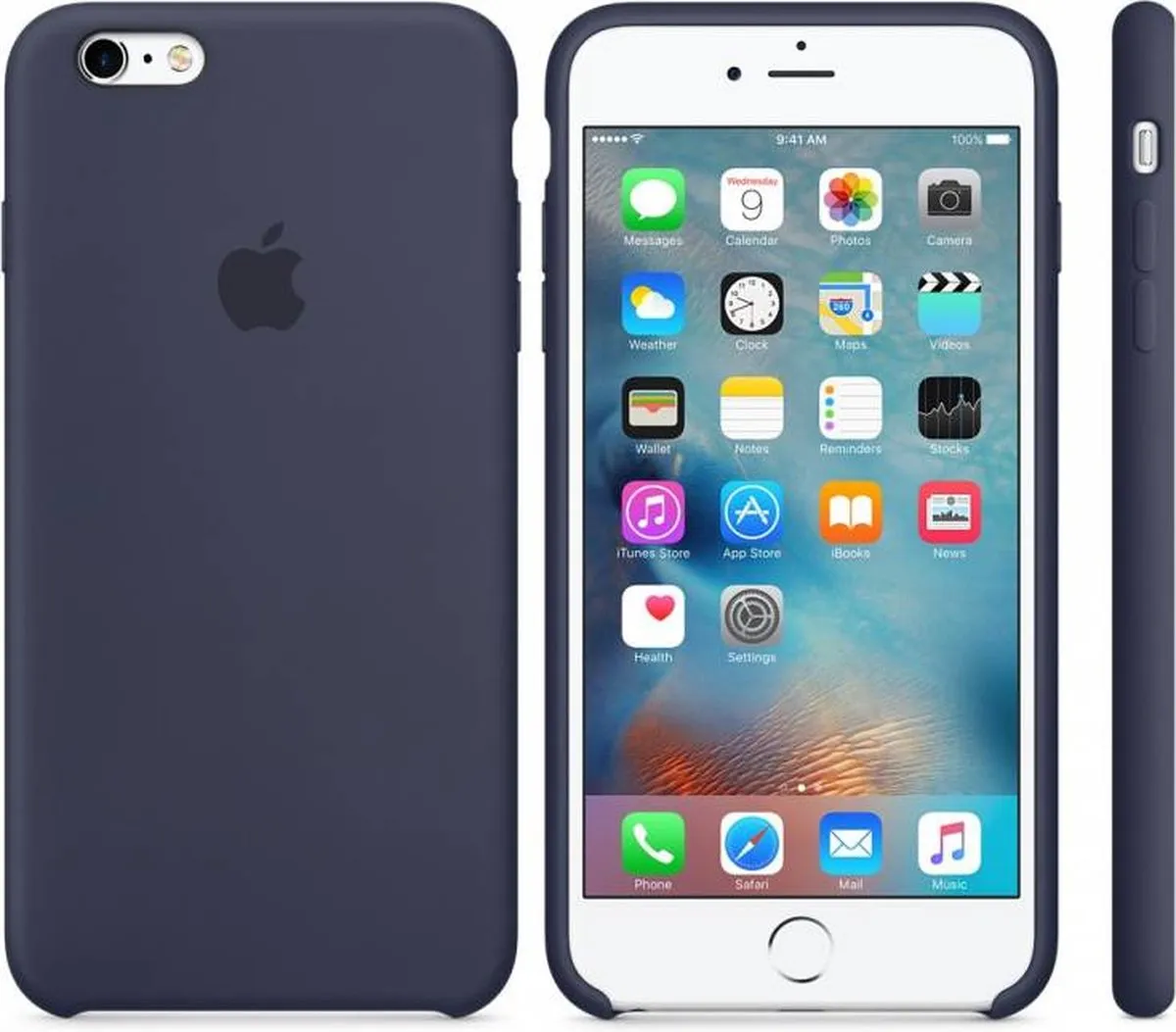 Apple Siliconen Hoesje iPhone 6/6s Plus MKXL2ZM/A - Midnight Blue