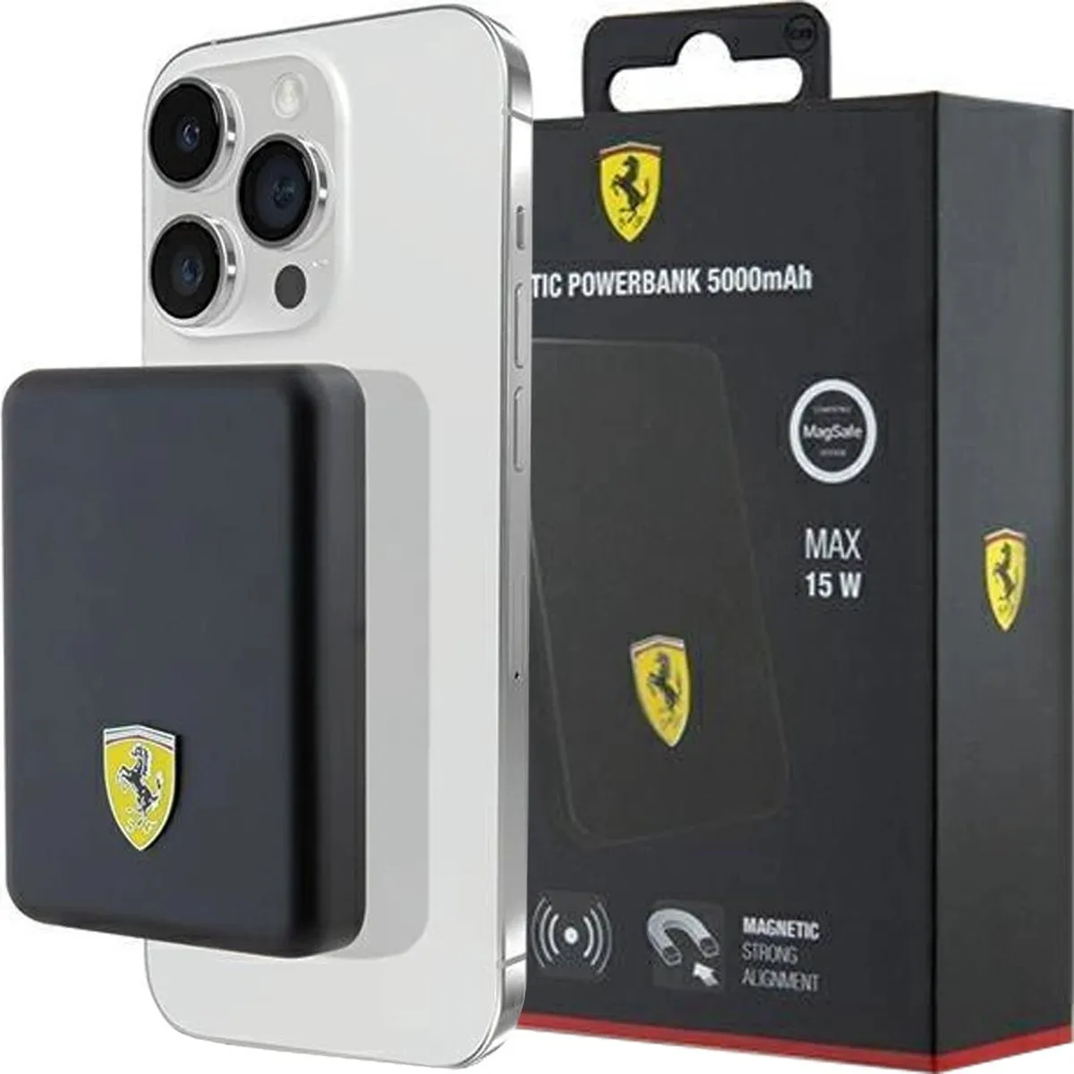 Ferrari Metaal Logo Powerbank 5000mAh