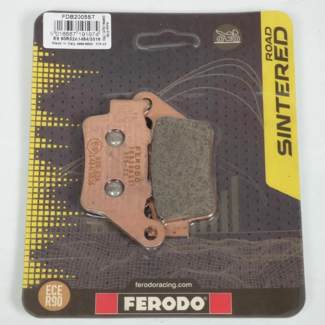 Plaquette de frein Ferodo pour Moto CF moto 450 MT 400-8F 2024 à 2025 AR Neuf