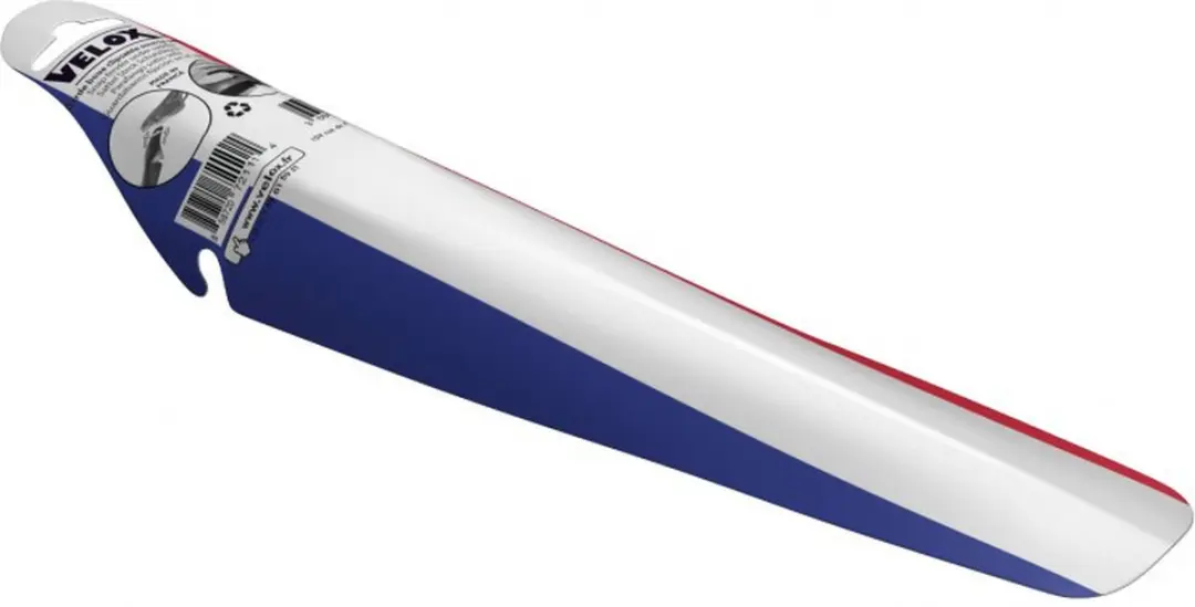 Velox Achterspatbord 34cm Blauw/wit/rood - afbeelding 3 van 5