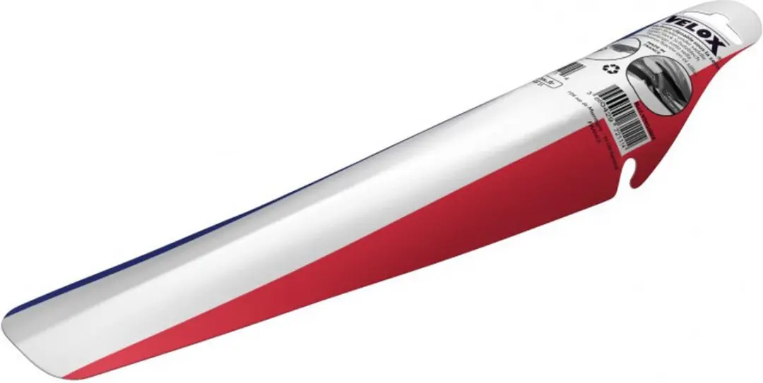 Velox Achterspatbord 34cm Blauw/wit/rood - afbeelding 2 van 5