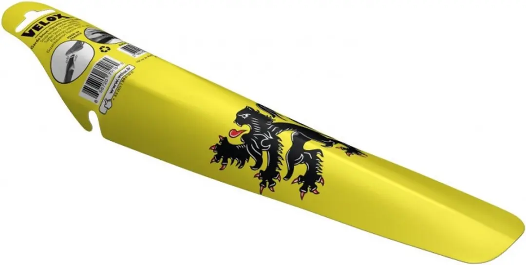 Velox Flanders 34cm Achterspatbord Geel - afbeelding 2 van 3