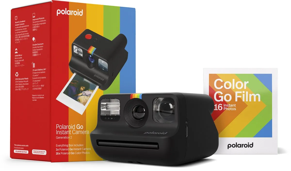 Polaroid Go Gen 2 Black Everything Box
