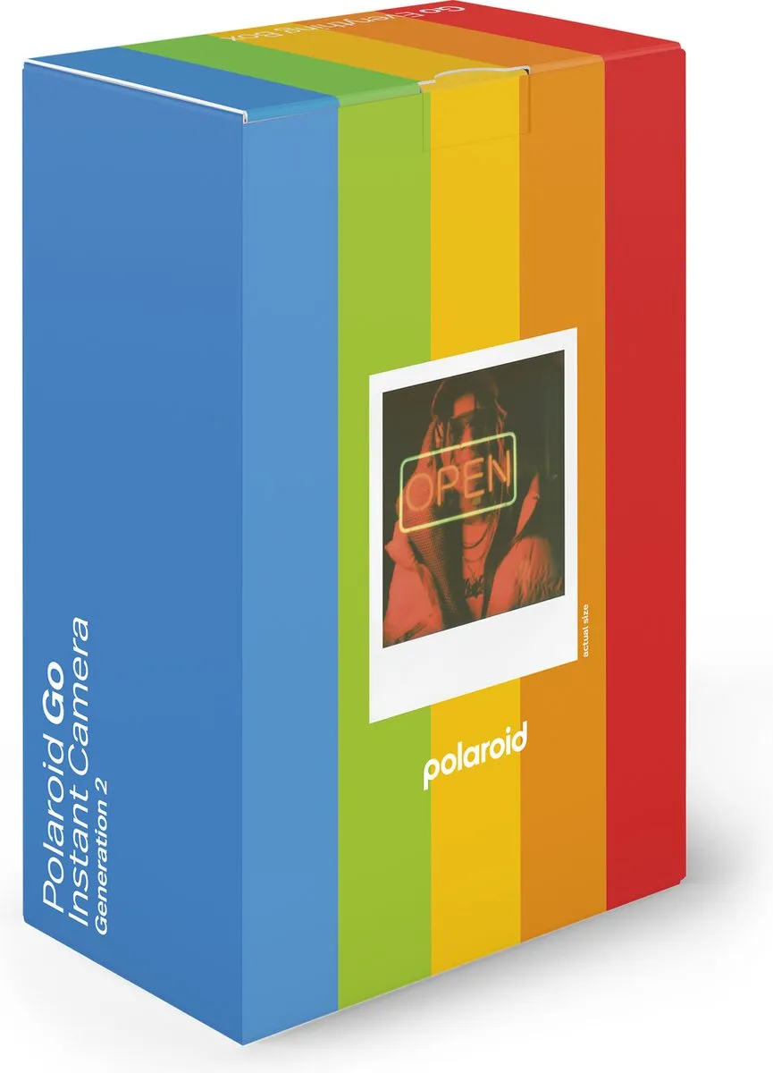 Polaroid Go Gen 2 Black Everything Box - Instant camera incl. 16 foto's