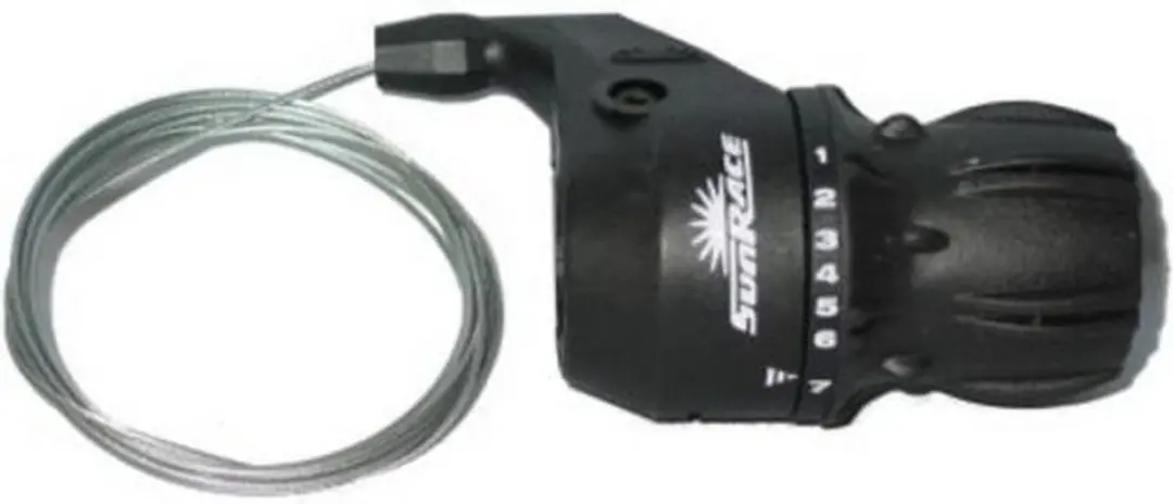 Sunrace TSM21 Draaiversteller rechts 7-speed - Zwart - afbeelding 2 van 4