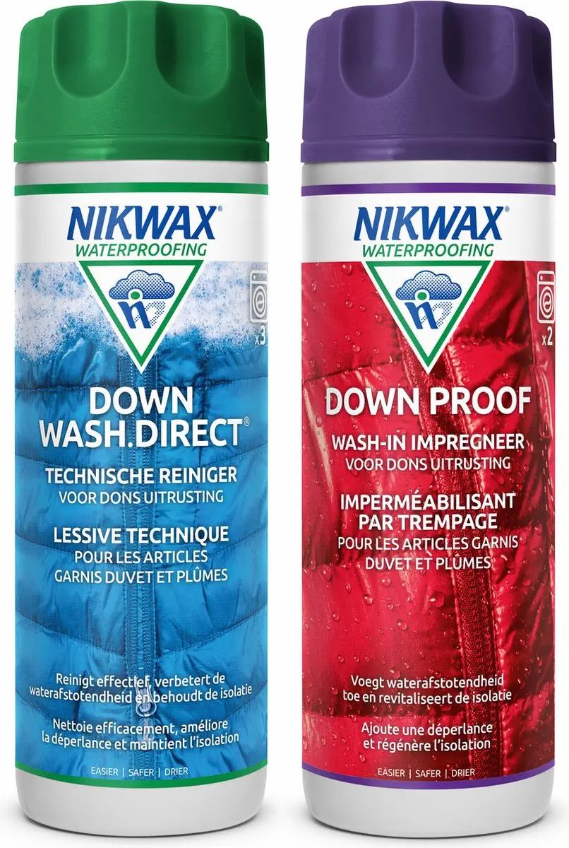 Nikwax Down Wash / Down Proof 300ml