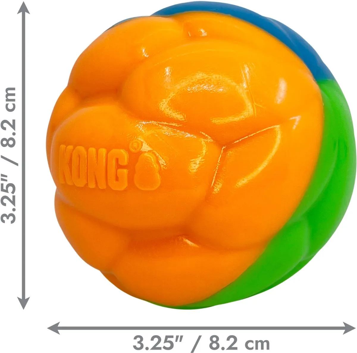 KONG Twistz High-Viz Ball - One Size - afbeelding 2 van 3