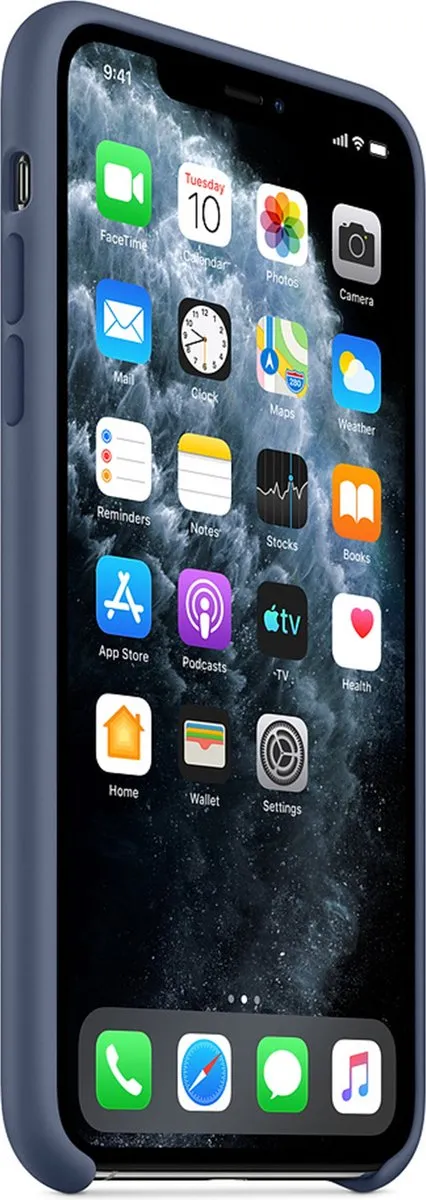 Apple Siliconen Hoesje iPhone 11 Pro Max MX032ZM/A - Alaskablauw