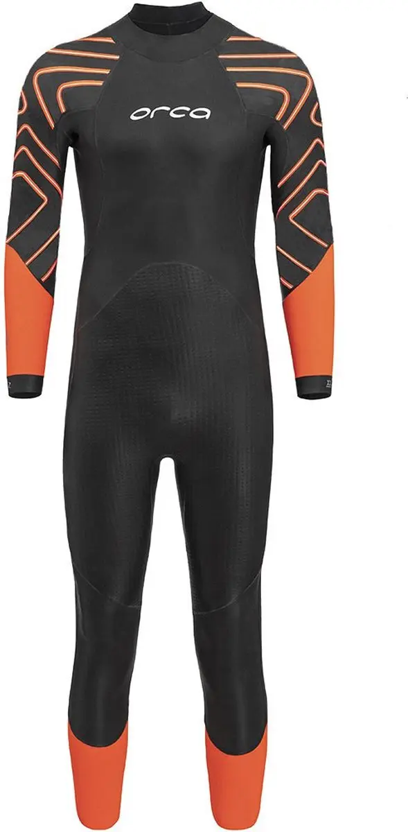 2026 Orca Heren Zeal Hi-Vis Rug Ritssluiting Open Water Swim Wetsuit N