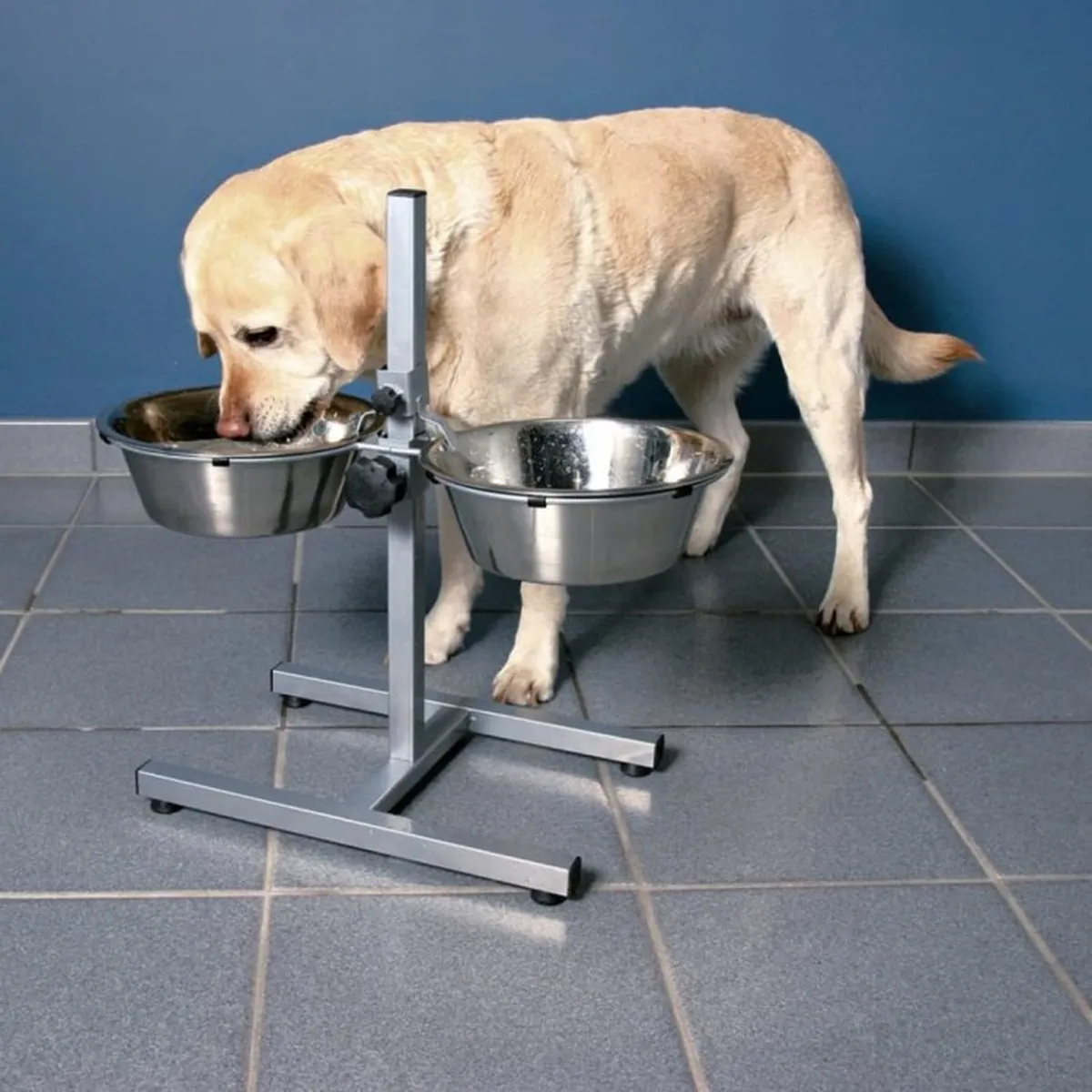 Trixie Voerstandaard 1,8L - 20cm - Zilver
