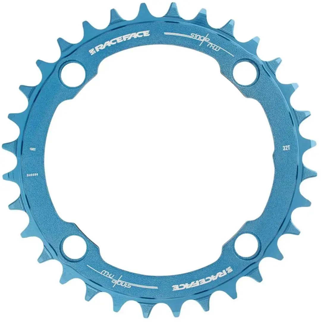 Race Face Narrow Wide Kettingblad 32T Blauw - afbeelding 2 van 6