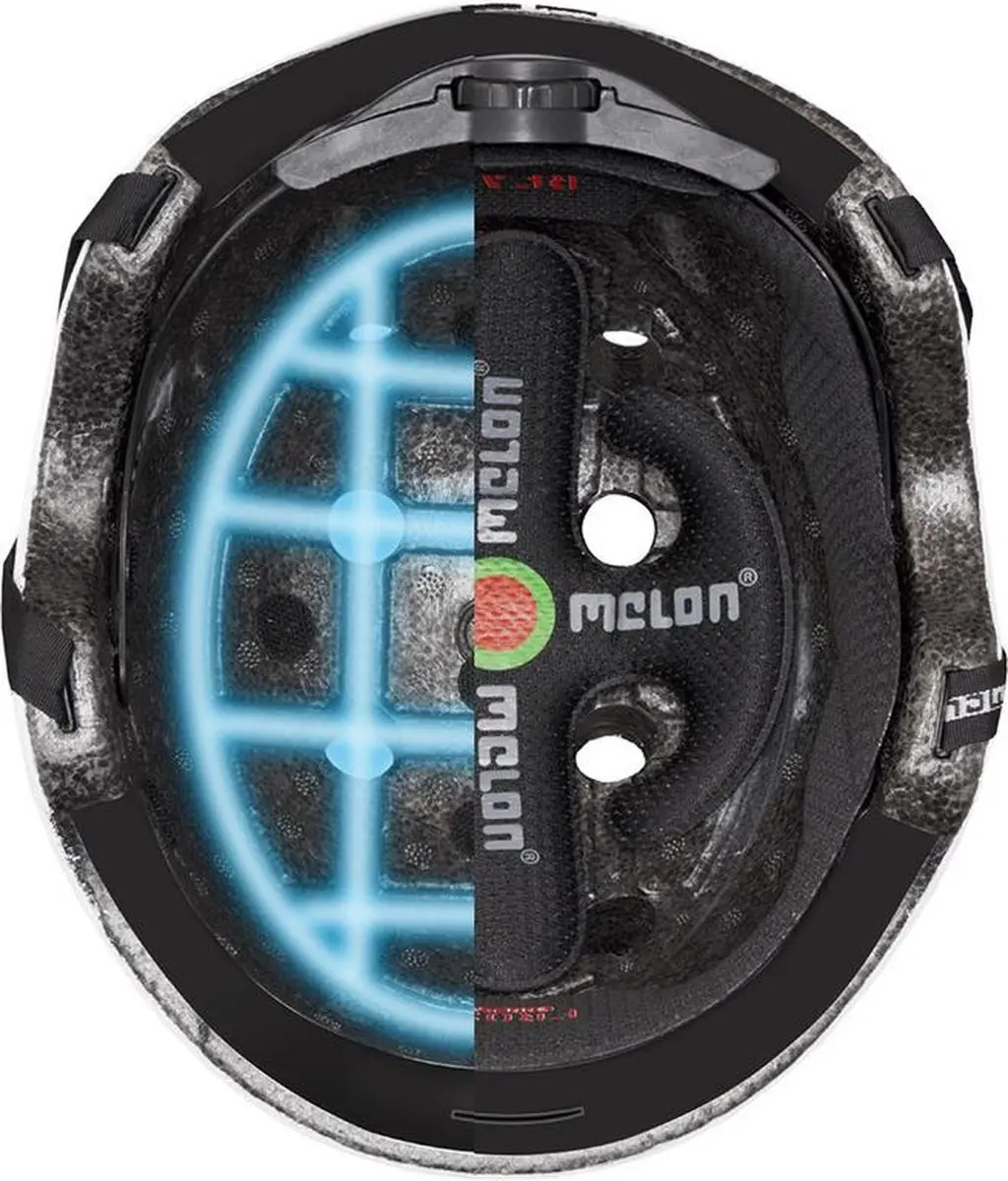 Melon Urban Active Fietshelm - Zwart/Wit - XL/XXL - afbeelding 2 van 6